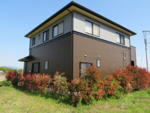 韮崎市M様邸の外壁塗装工事