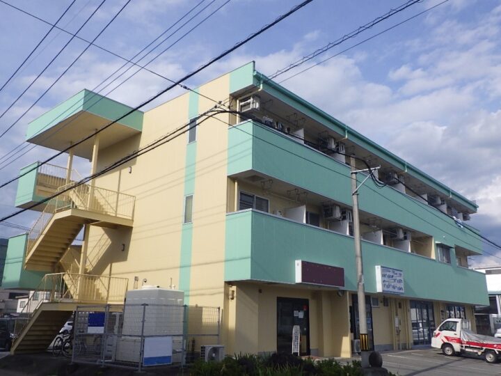 甲府市Ｉ様のマンション外壁塗装工事