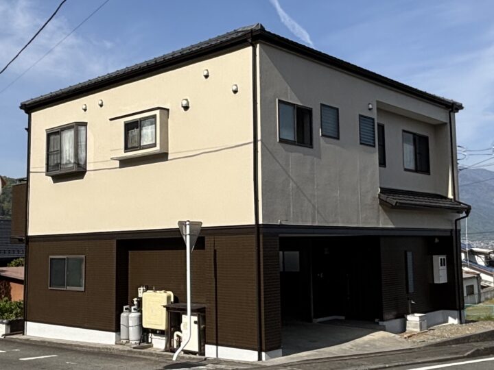 市川三郷町Ａ様邸　外壁塗装工事